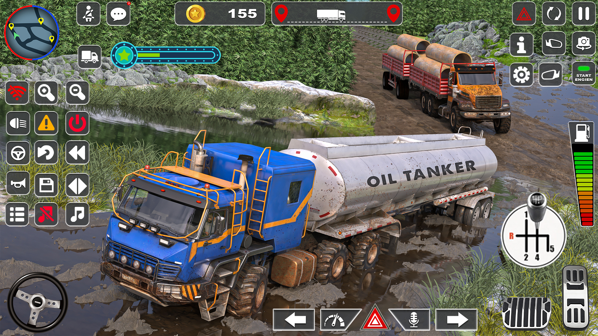 اسکرین شات 6 برنامه Oil Tanker Truck Driving Games