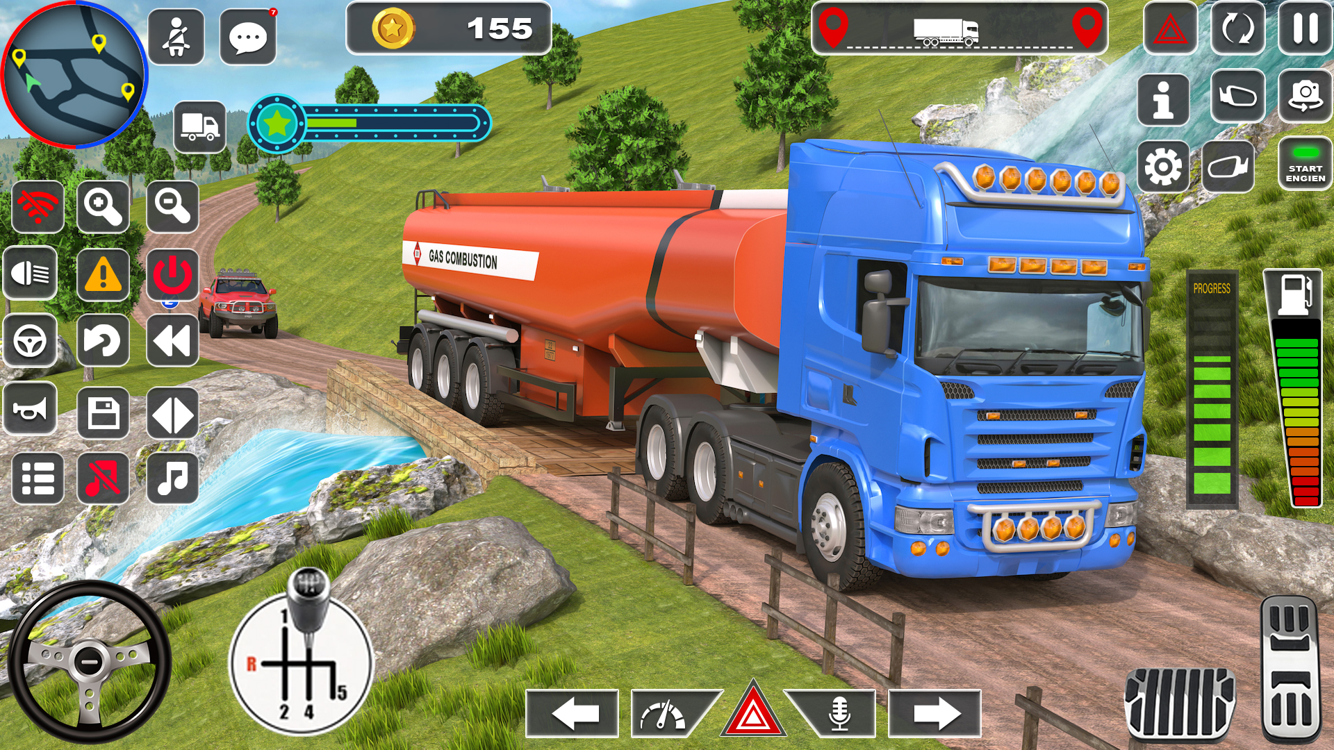 اسکرین شات 4 برنامه Oil Tanker Truck Driving Games
