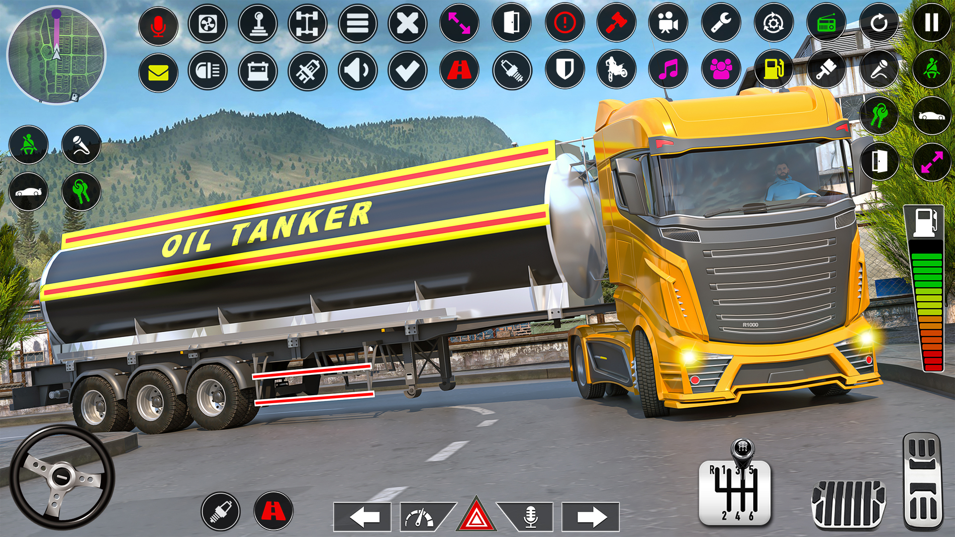 اسکرین شات 8 برنامه Oil Tanker Truck Driving Games