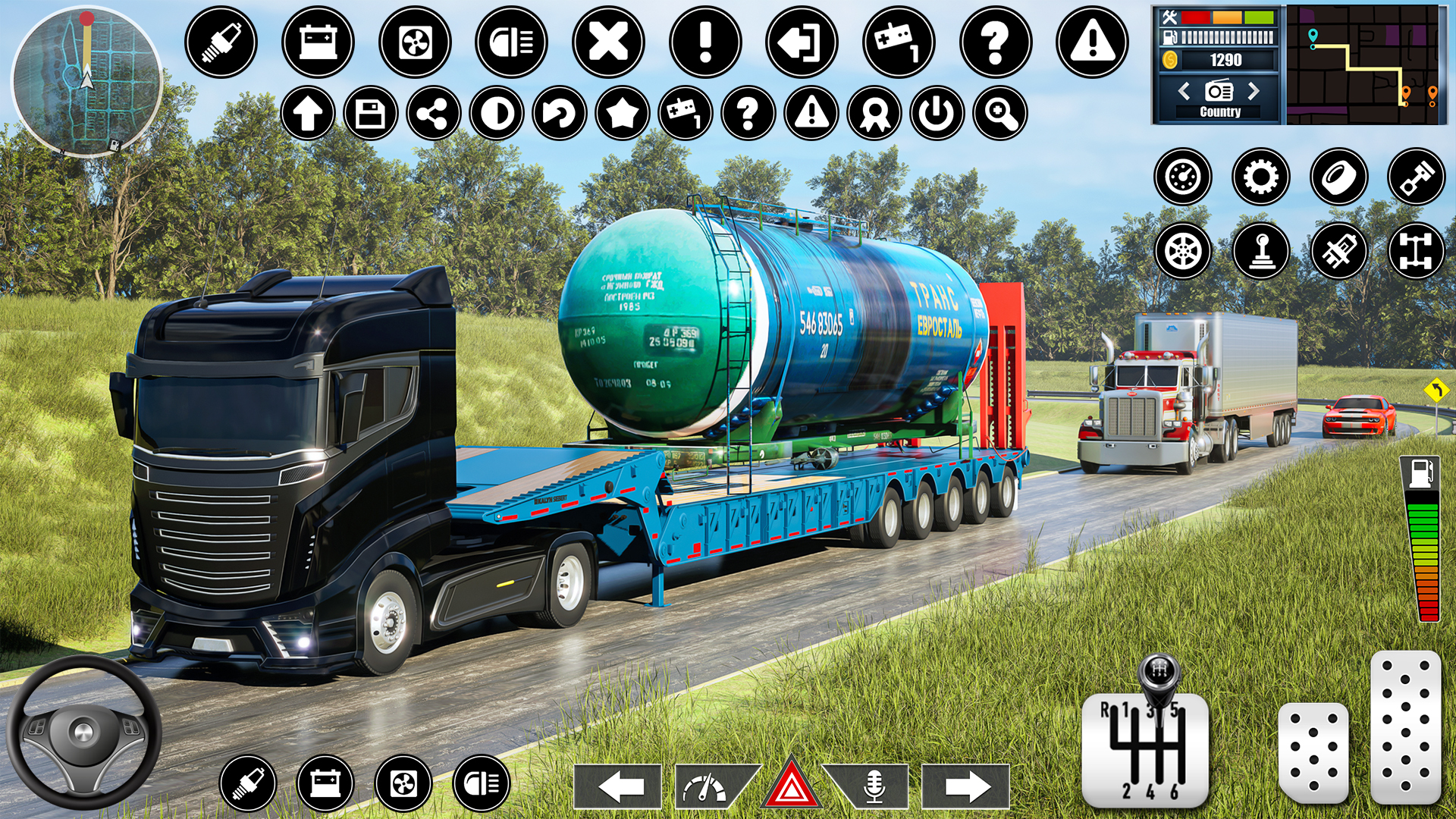 اسکرین شات 2 برنامه Oil Tanker Truck Driving Games