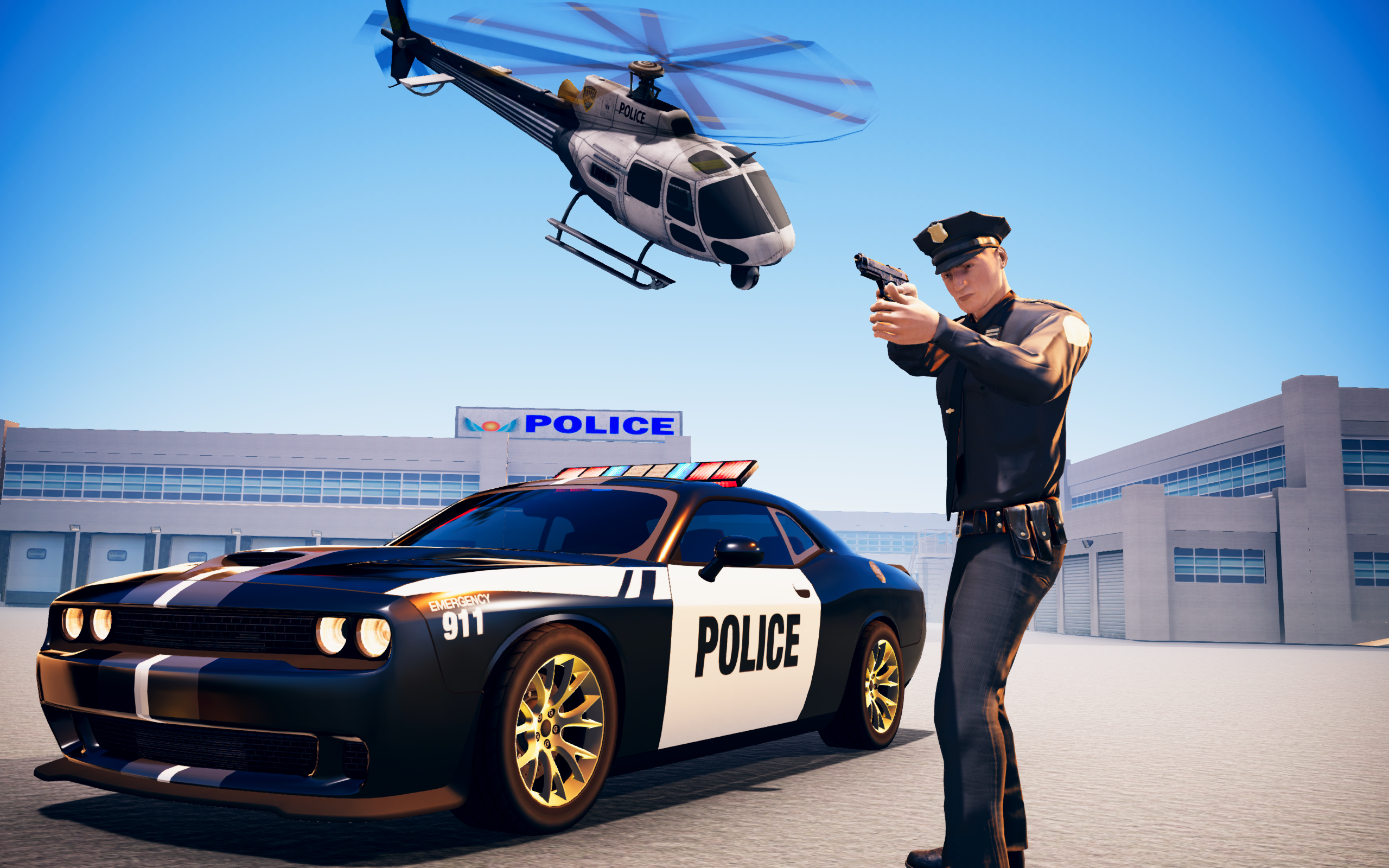 اسکرین شات 1 بازی Police Car Chase - Cop Games