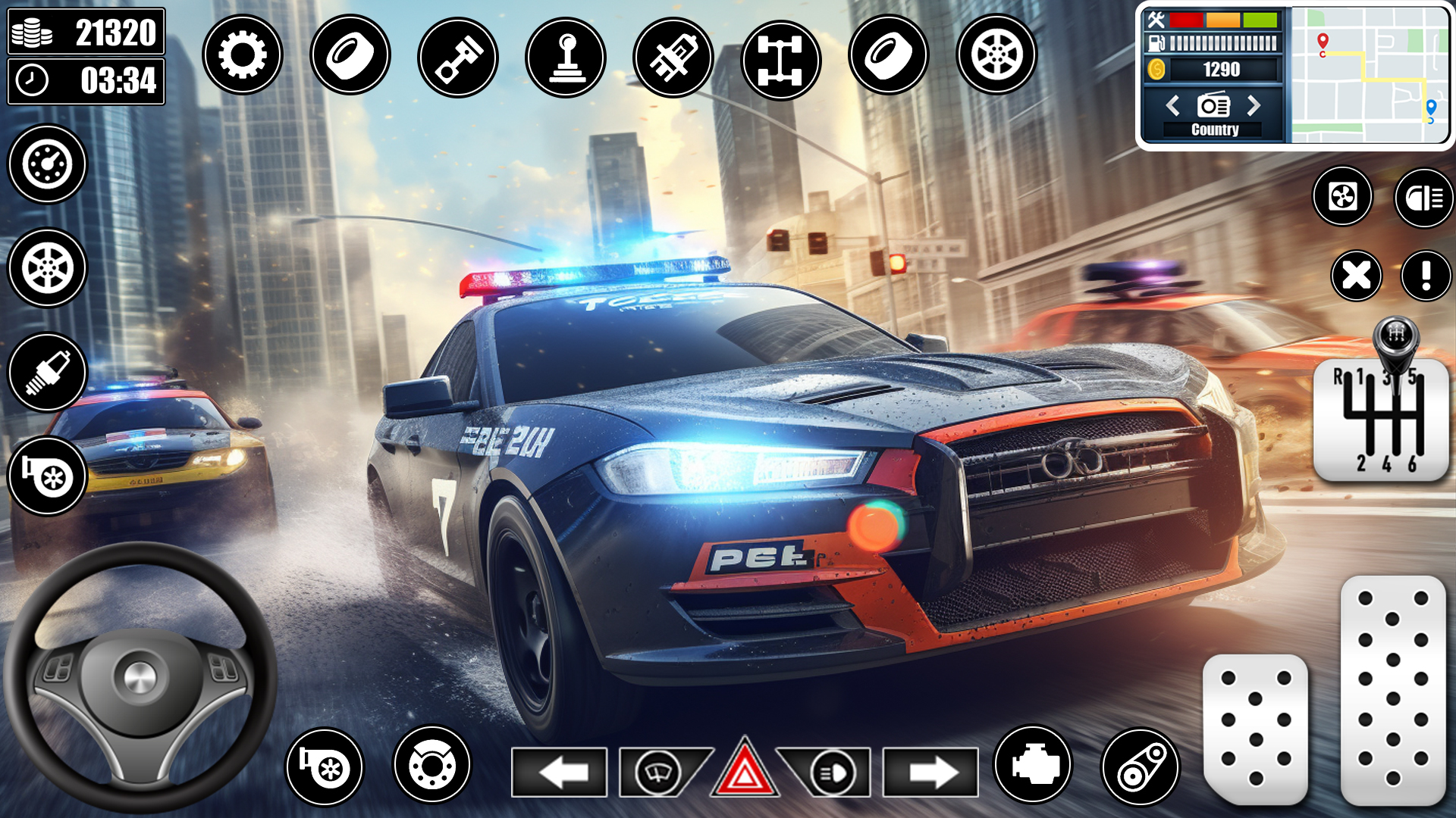 اسکرین شات 3 بازی Police Car Chase - Cop Games