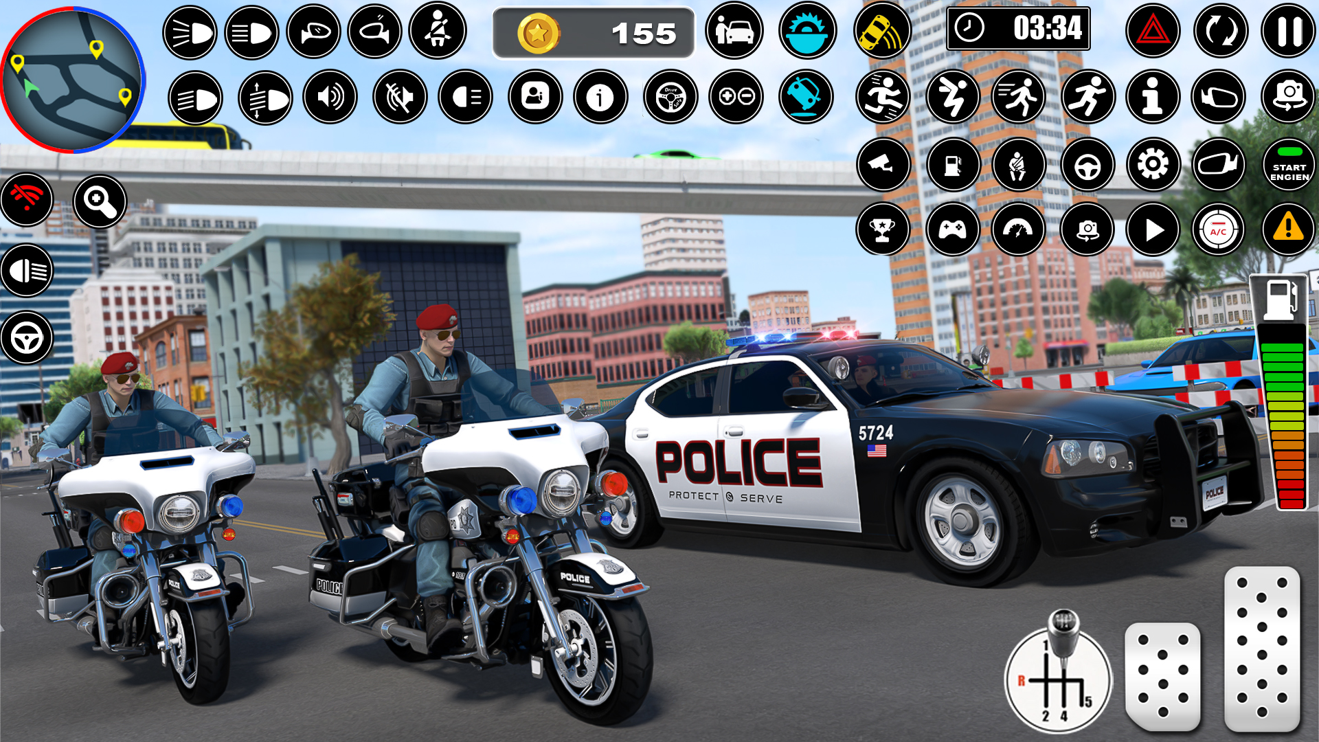 اسکرین شات 2 بازی Police Car Chase - Cop Games