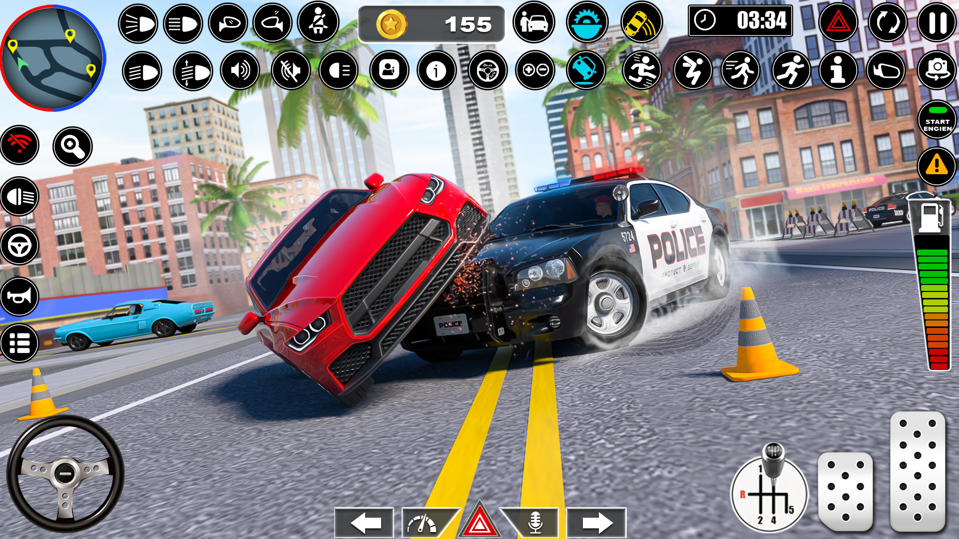اسکرین شات 4 بازی Police Car Chase - Cop Games
