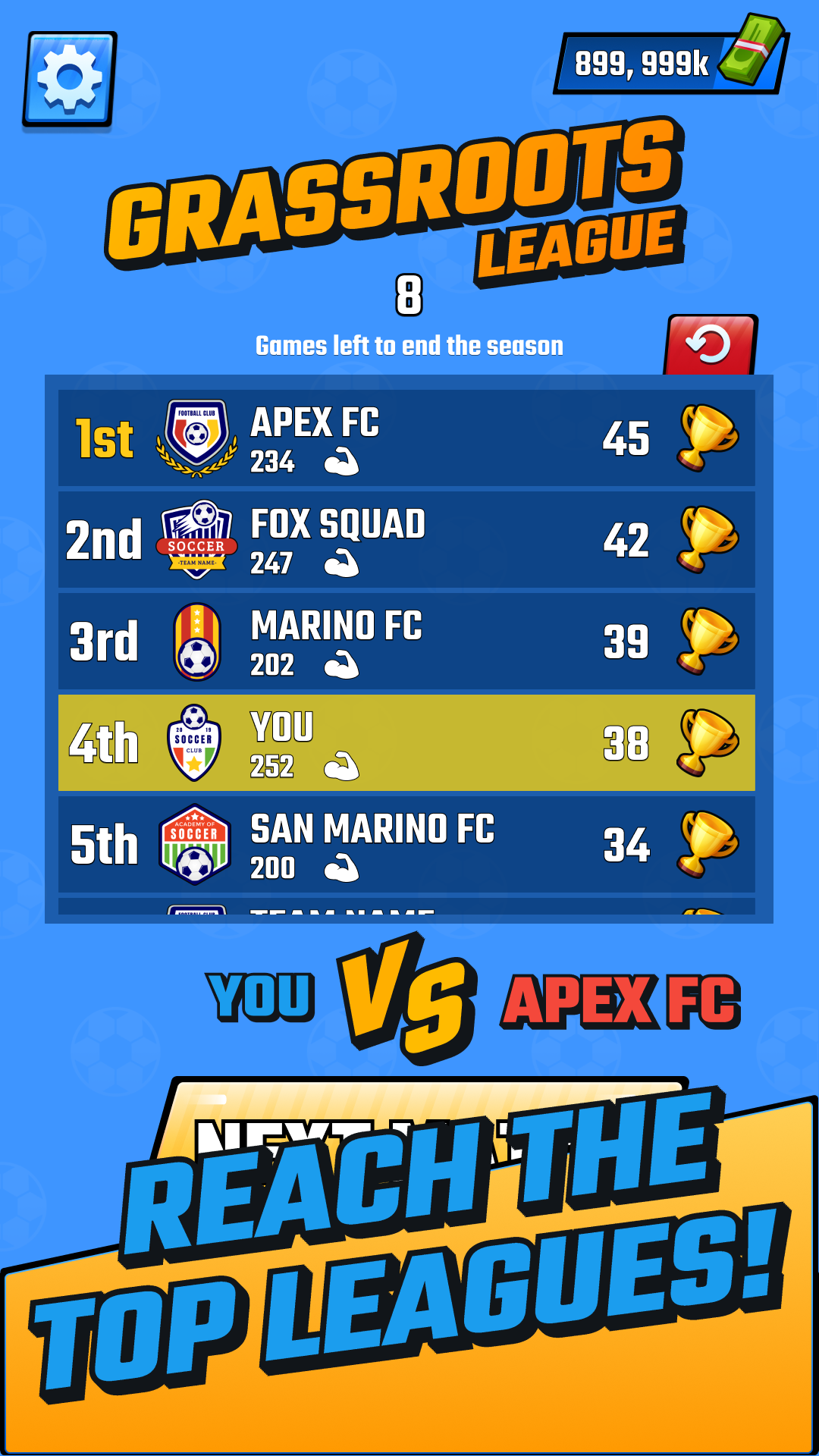 اسکرین شات 5 بازی Pocket Football - Soccer Champ