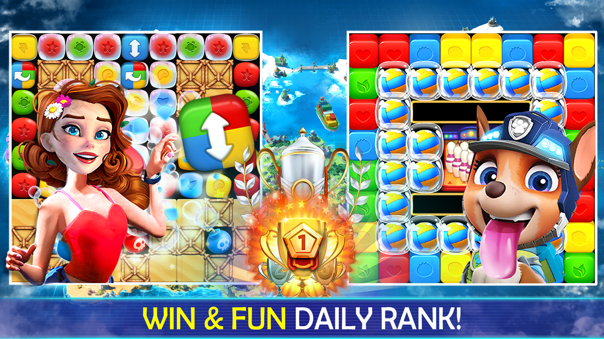 اسکرین شات 1 بازی Toy Fun Crush - Match 3 Blast