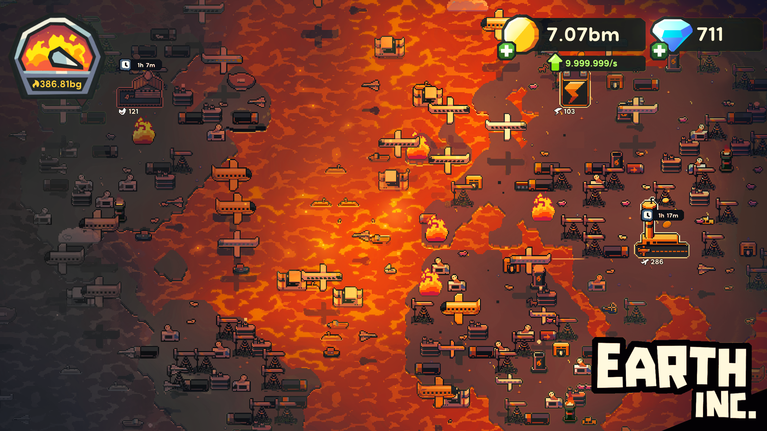 اسکرین شات 3 بازی Earth Inc. Tycoon Idle Miner