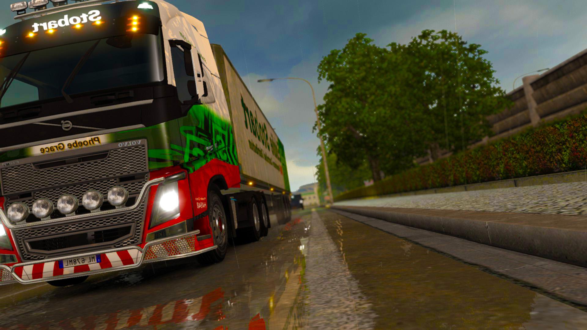 اسکرین شات 1 بازی Euro Truck Driving Simulator