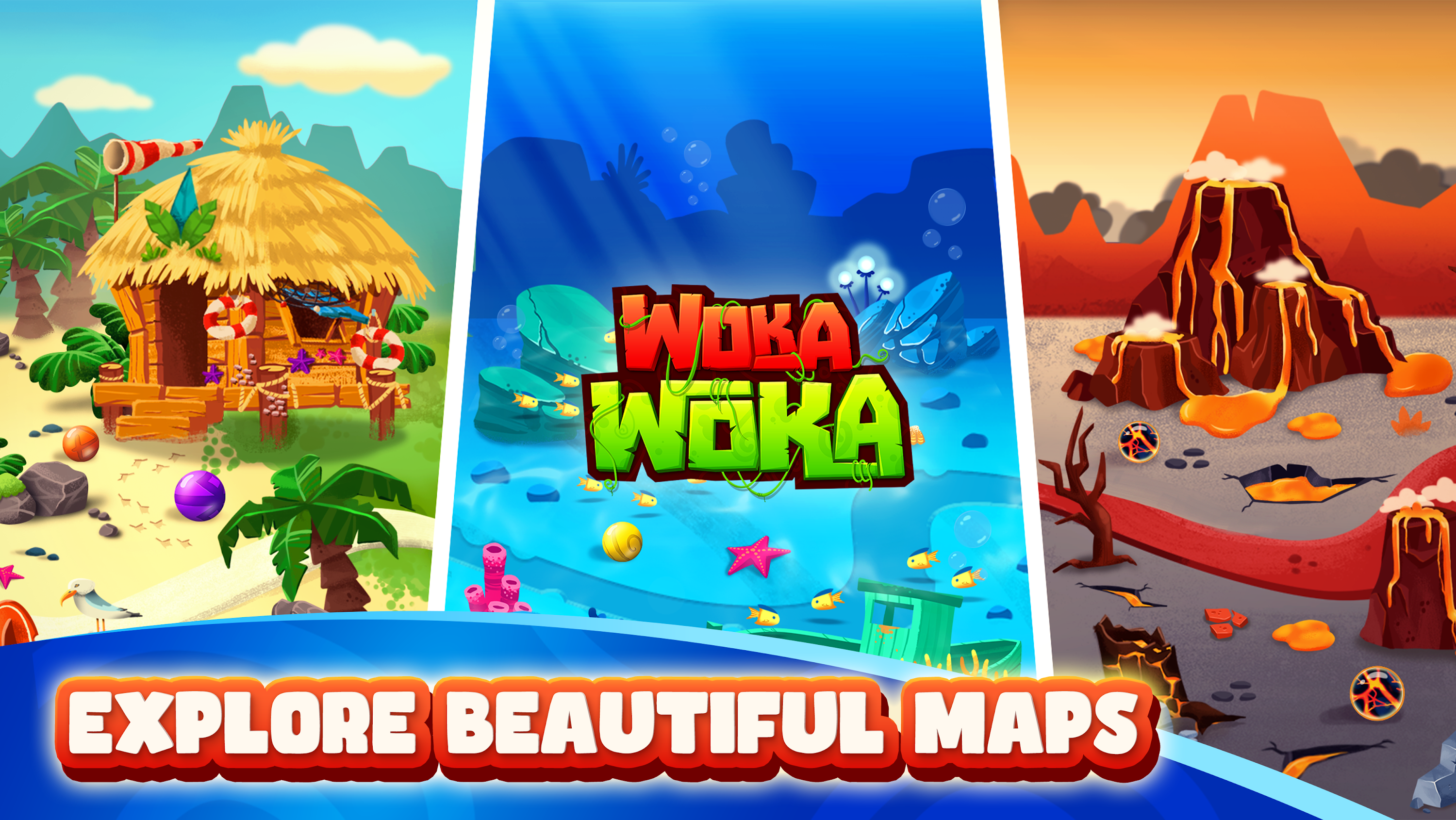 اسکرین شات 7 بازی Marble Woka Woka: Jungle Blast