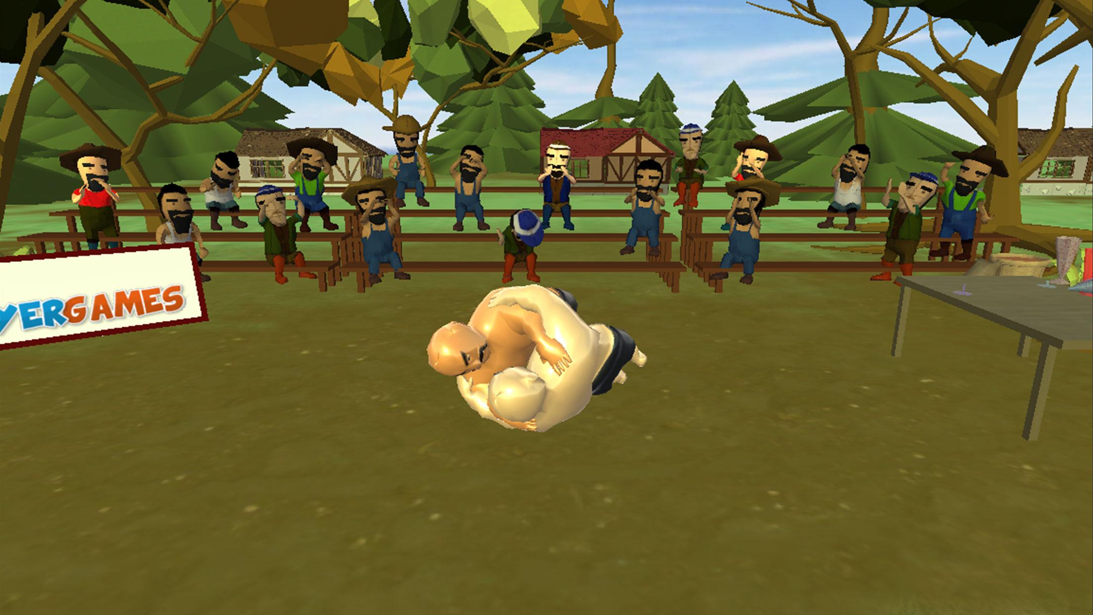 اسکرین شات 3 بازی Oil Wrestling - 2 Player