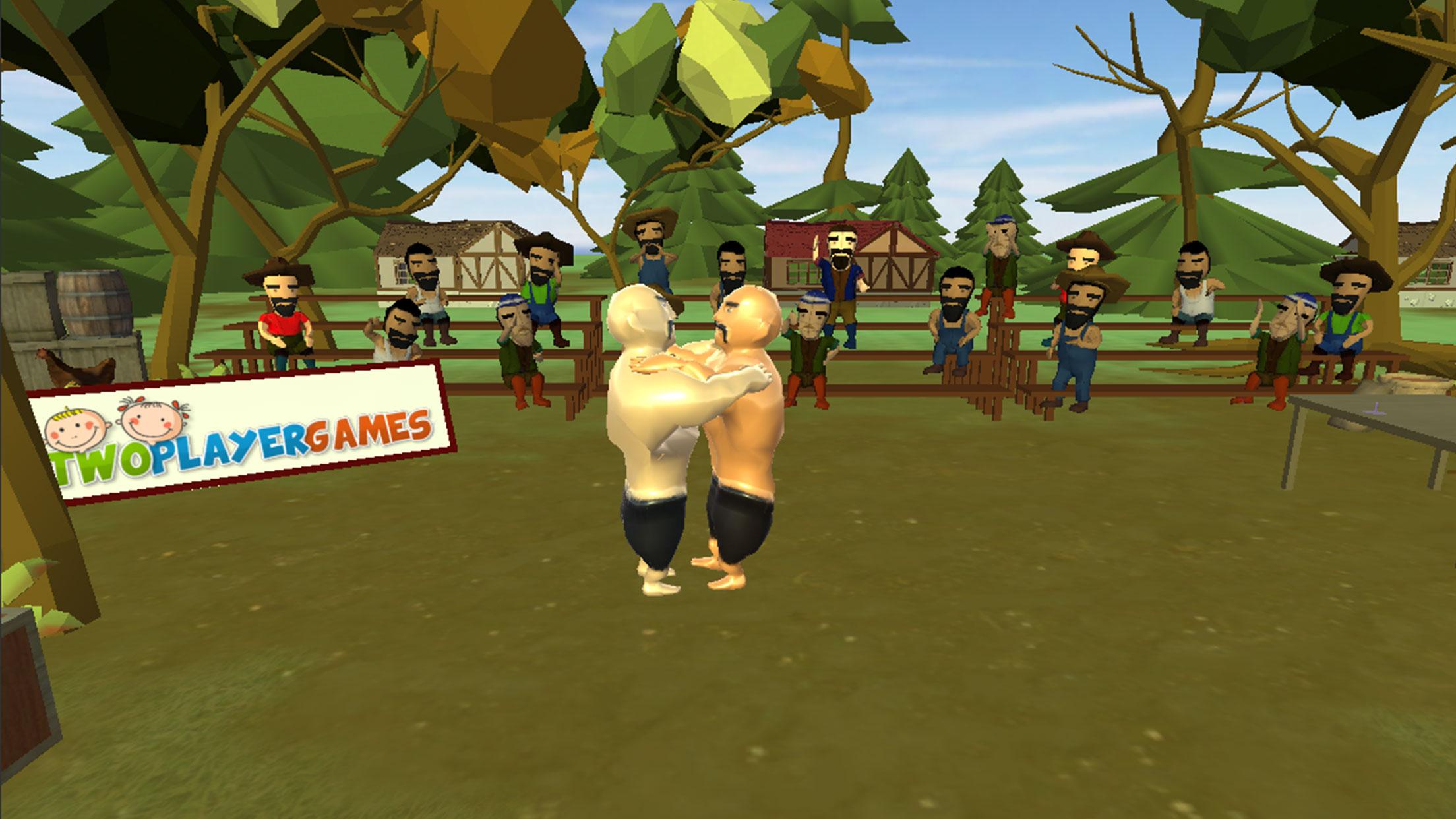 اسکرین شات 2 بازی Oil Wrestling - 2 Player