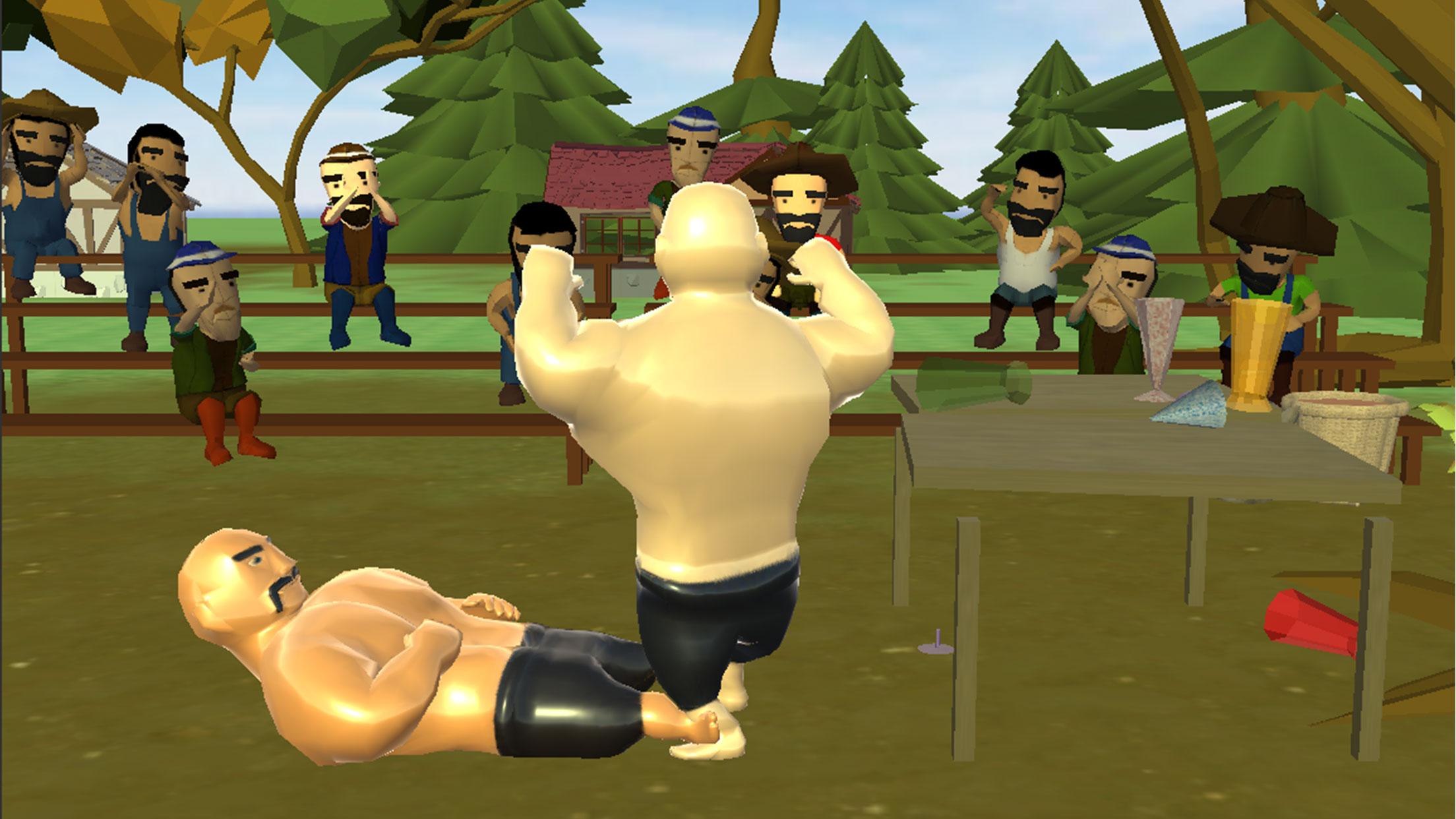 اسکرین شات 4 بازی Oil Wrestling - 2 Player