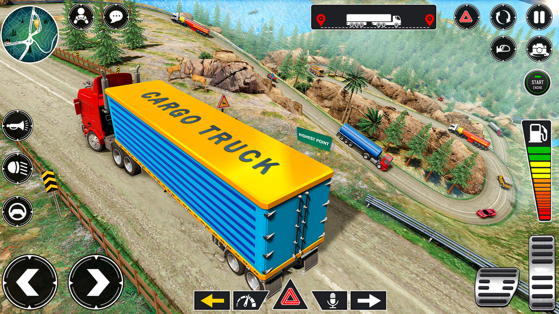 اسکرین شات 1 بازی Truck Simulator 3D Truck Games