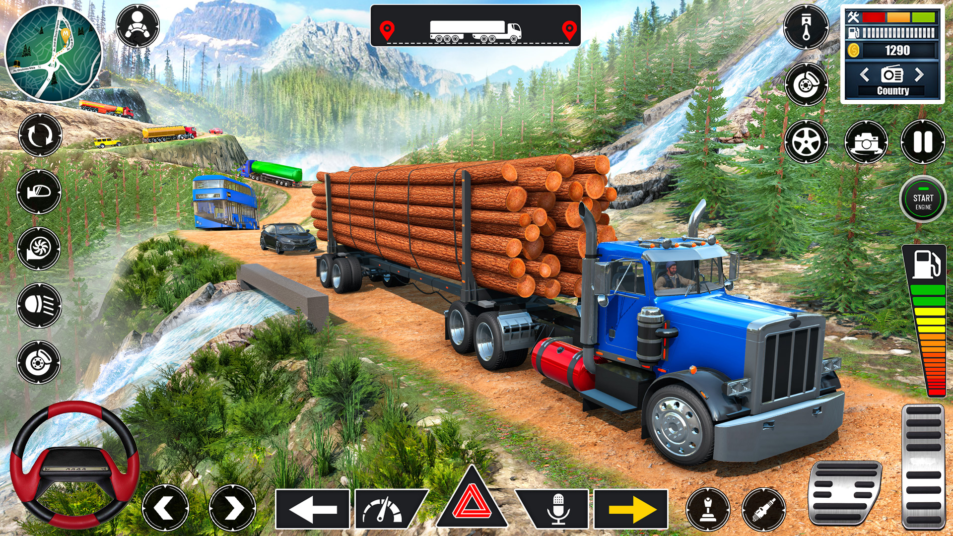 اسکرین شات 3 بازی Truck Simulator 3D Truck Games