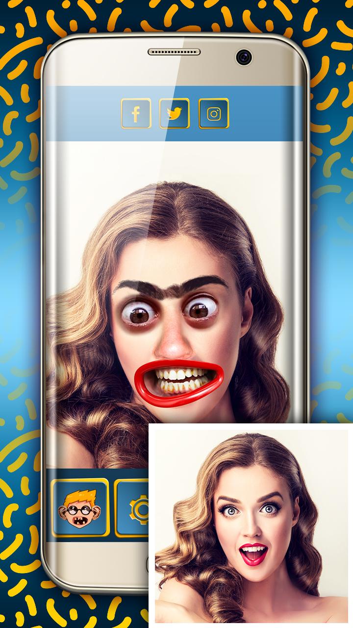 اسکرین شات 5 برنامه Ugly Face Maker App