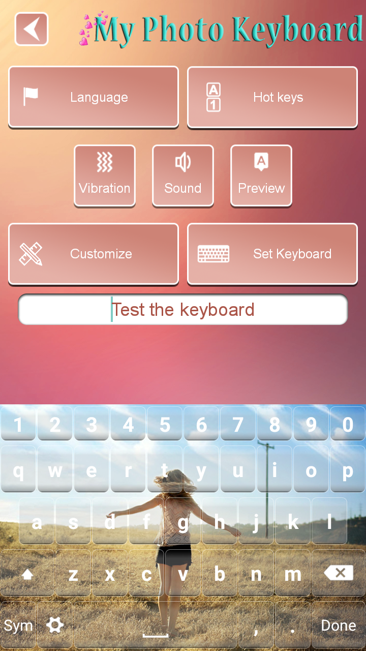 اسکرین شات 4 برنامه My Photo Keyboard Changer