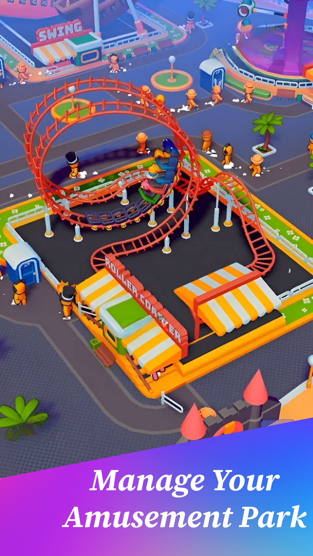 اسکرین شات 6 بازی Idle Amusement Park Tycoon