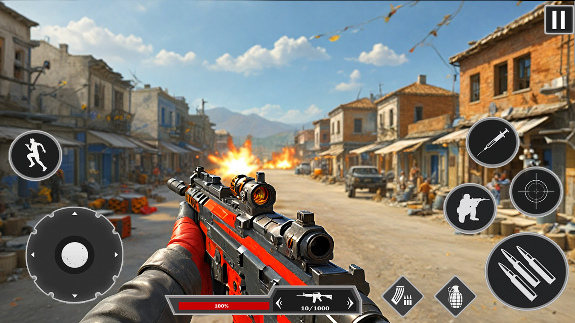 اسکرین شات 2 بازی Army Gun Shooting War Games