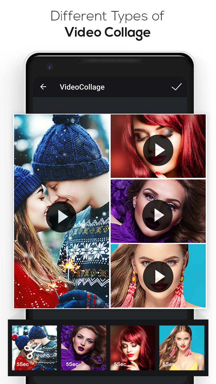 اسکرین شات 2 برنامه Video Collage Maker Studio