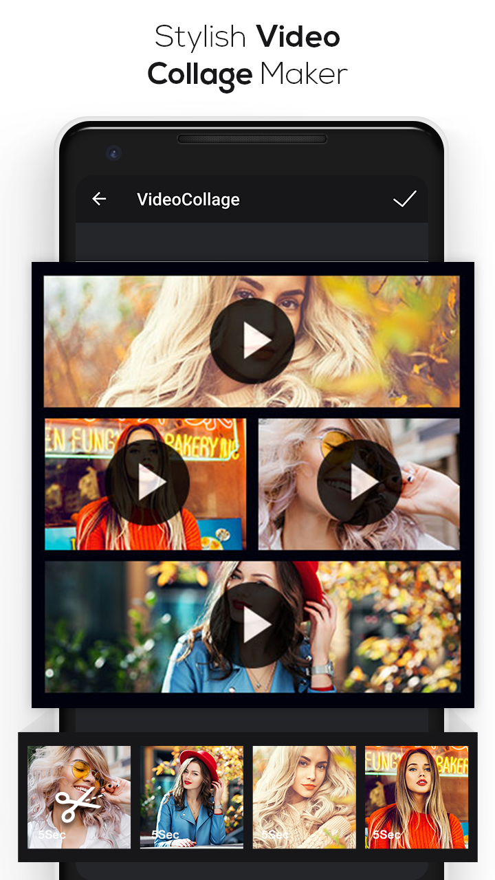 اسکرین شات 5 برنامه Video Collage Maker Studio