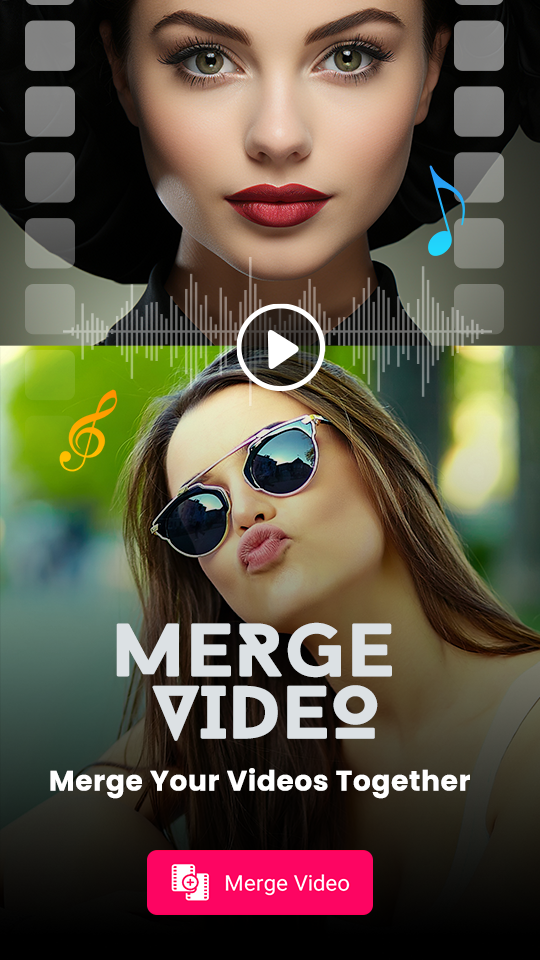 اسکرین شات 1 برنامه Video Joiner : Video Merger