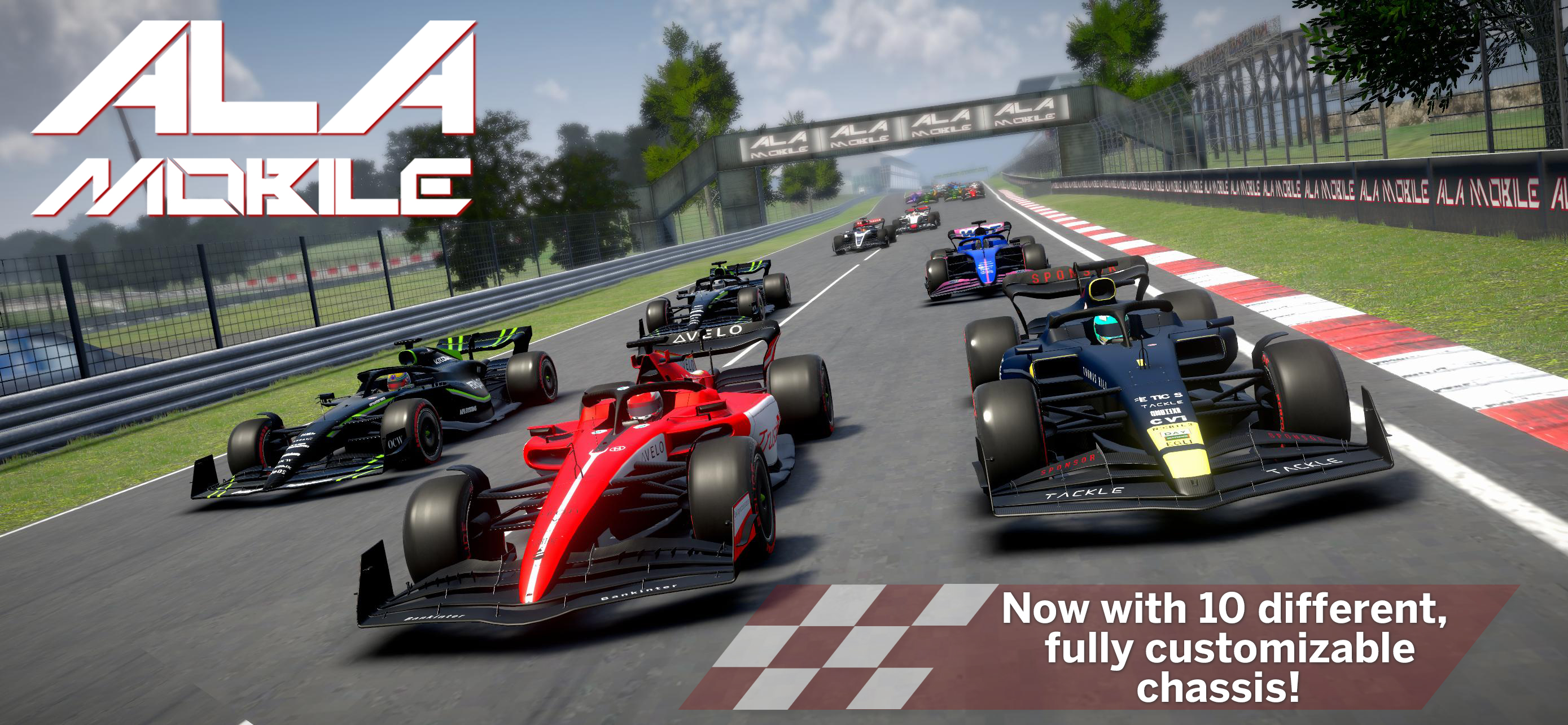 اسکرین شات 1 بازی Ala Mobile - Formula racing