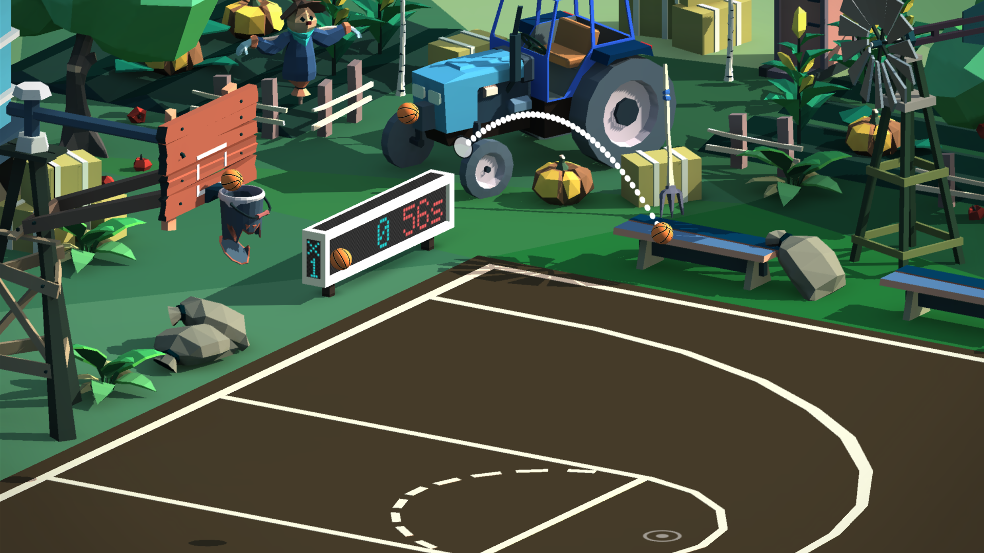اسکرین شات 2 بازی Basketball Online