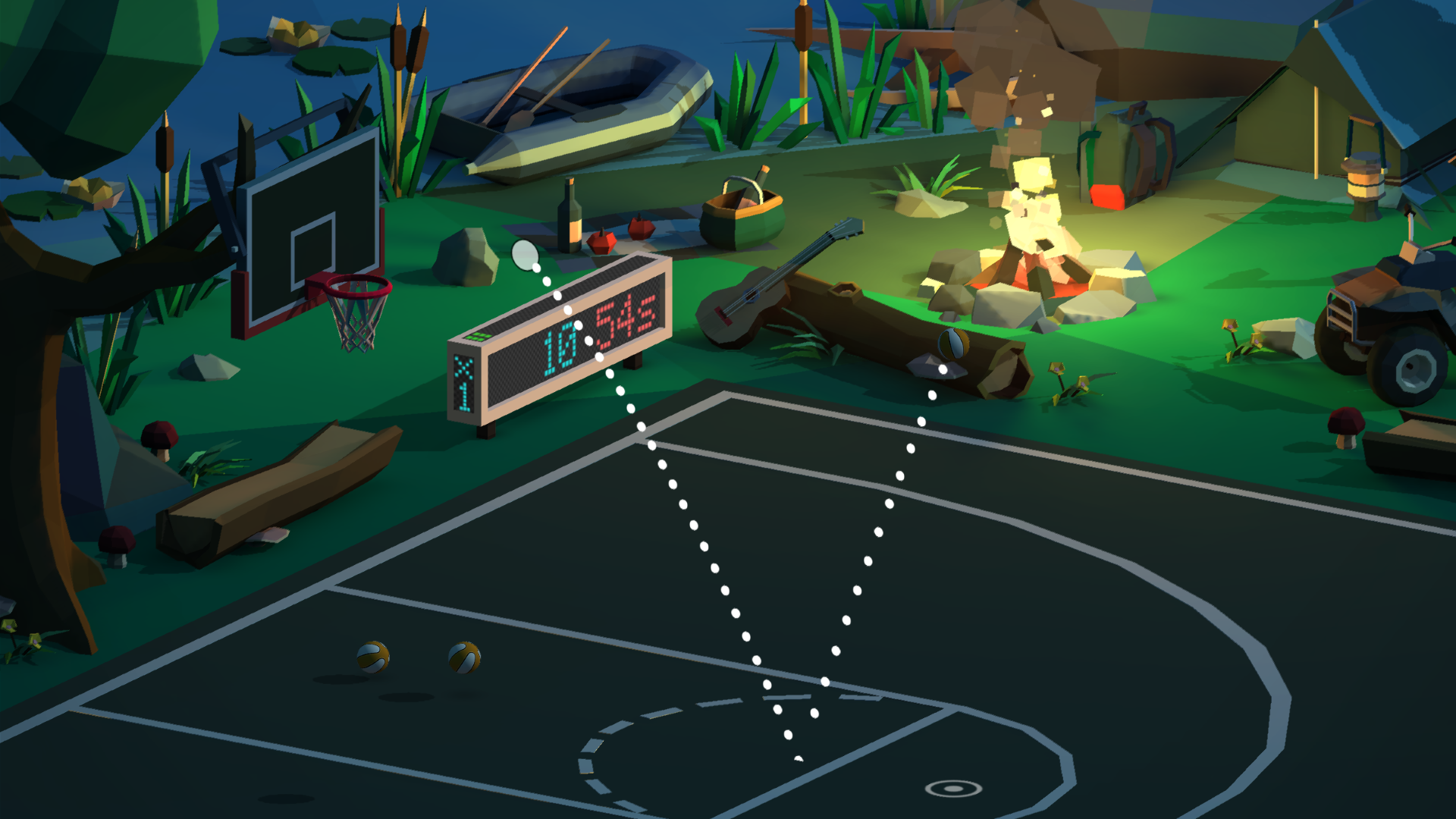 اسکرین شات 3 بازی Basketball Online