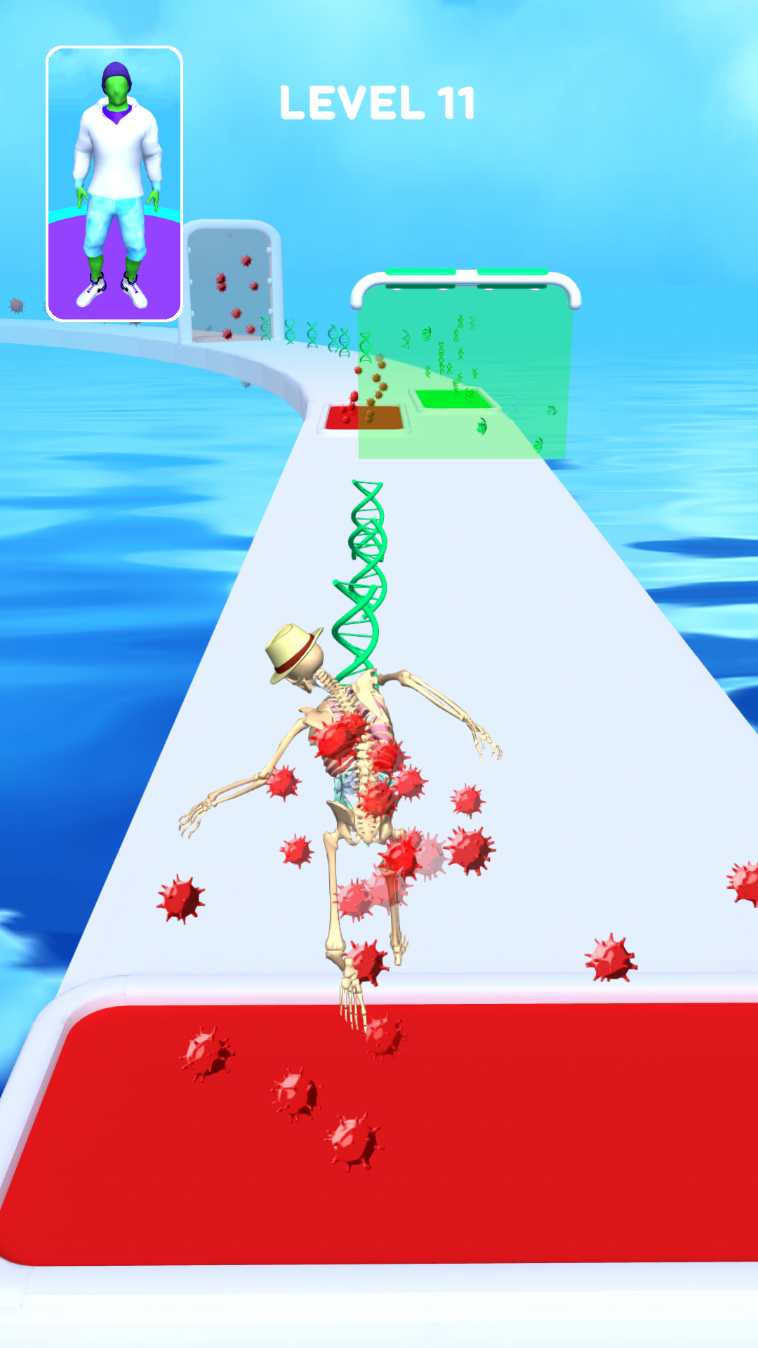 اسکرین شات 5 بازی DNA Run 3D - Human Race Games