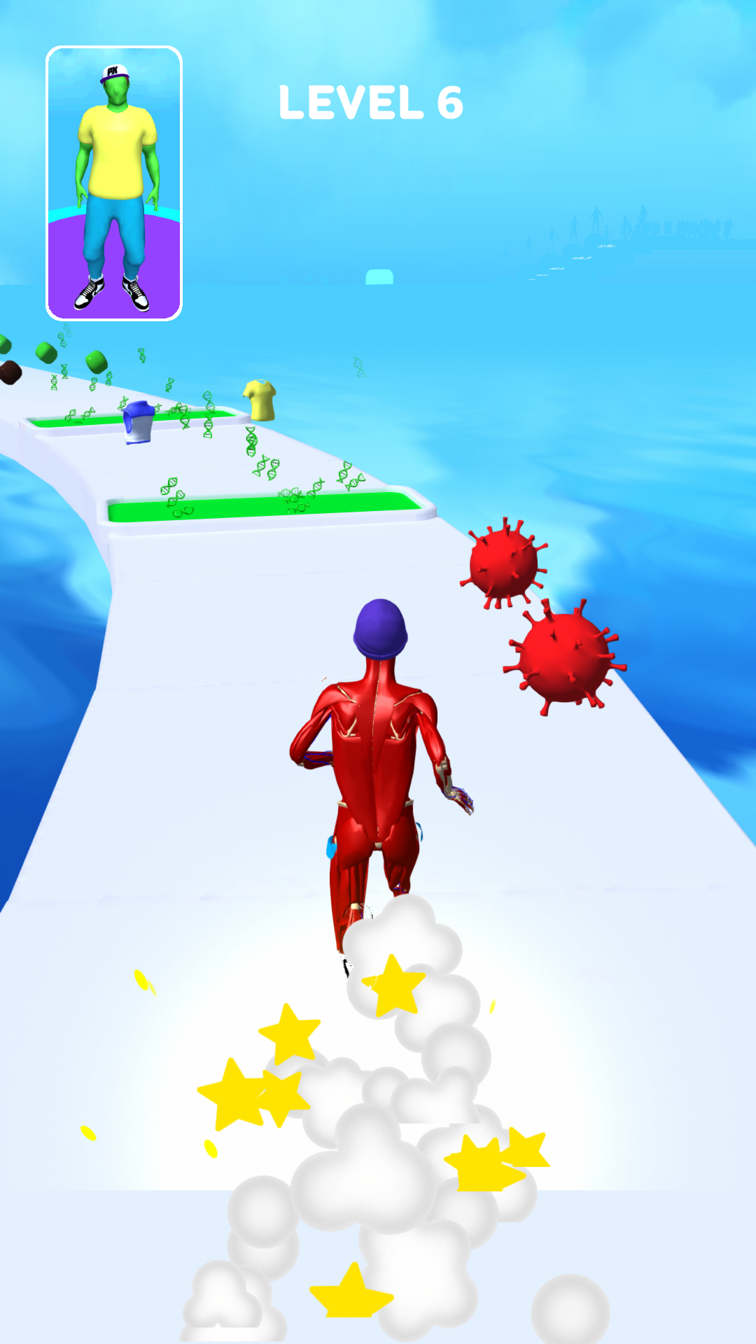 اسکرین شات 4 بازی DNA Run 3D - Human Race Games