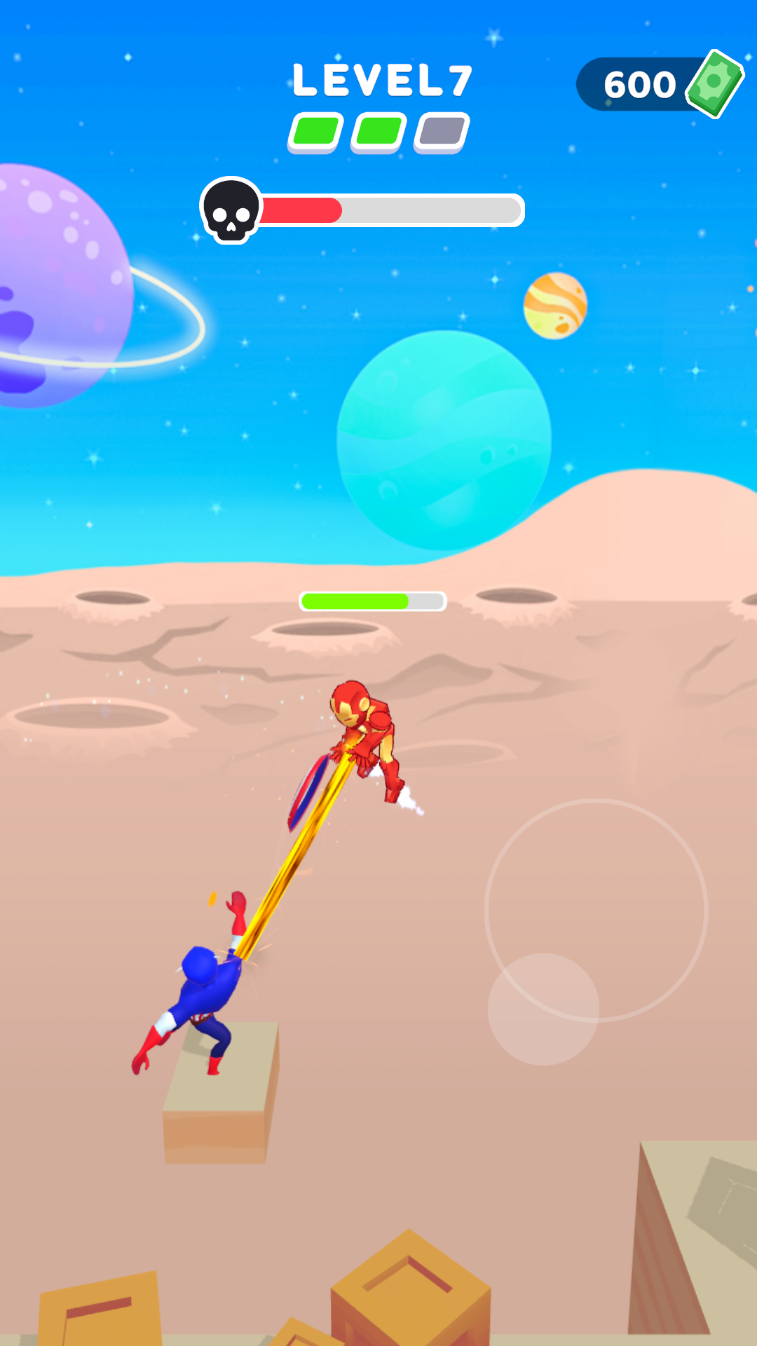 اسکرین شات 3 بازی Jet Man 3D