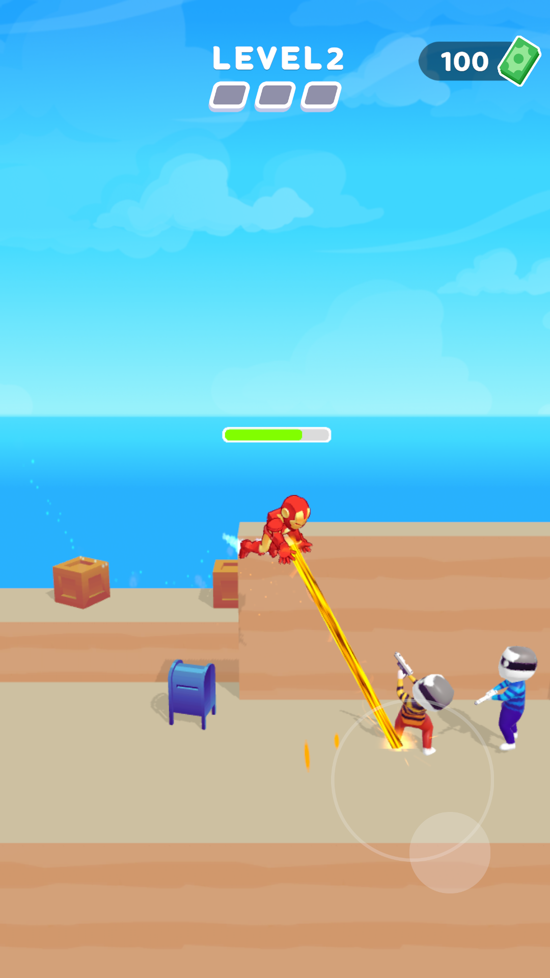 اسکرین شات 1 بازی Jet Man 3D