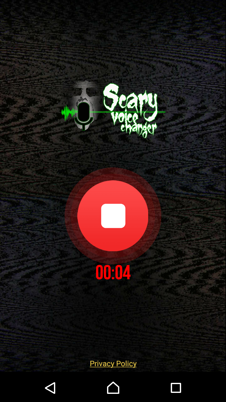 اسکرین شات 8 برنامه Scary Voice Changer & Recorder