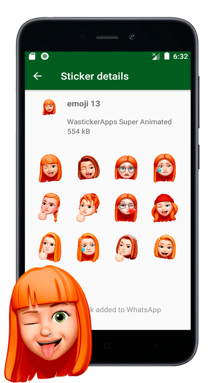 اسکرین شات 2 برنامه Emojis Memes 3D WASticker
