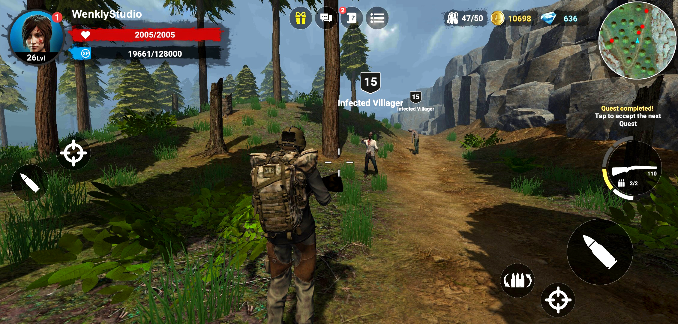 اسکرین شات 1 بازی Horror Forest 3 open-world RPG
