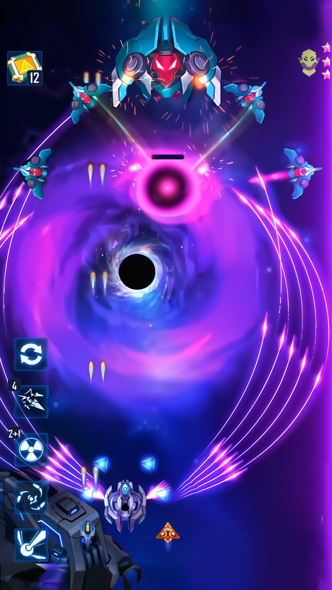 اسکرین شات 2 بازی WindWings: Space Shooter