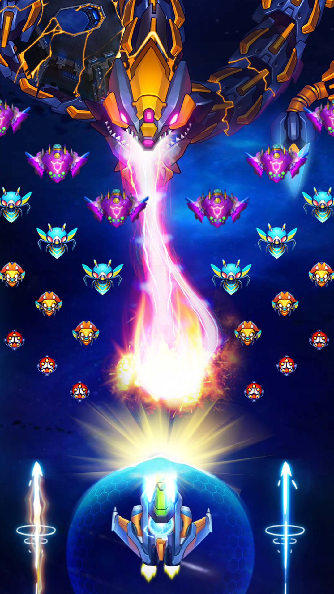 اسکرین شات 3 بازی WindWings: Space Shooter