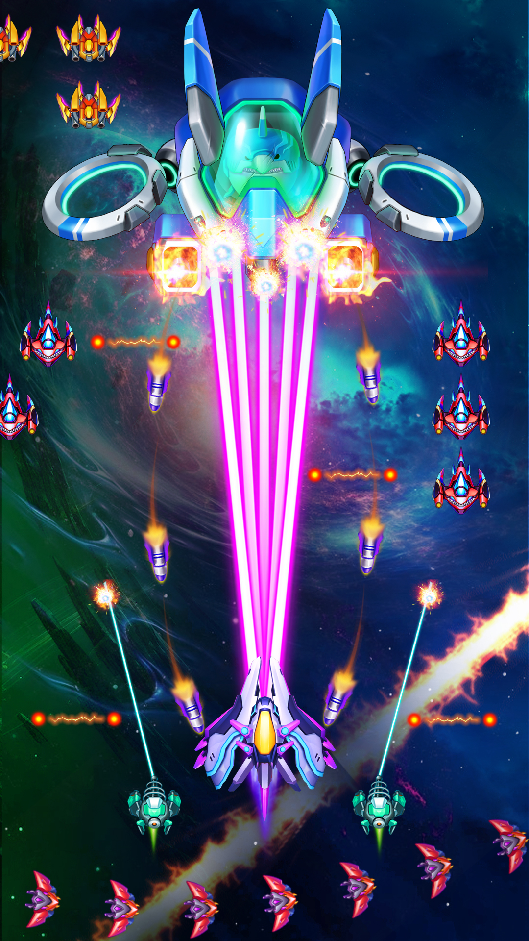 اسکرین شات 3 بازی WindWings: Multiverse Shooter