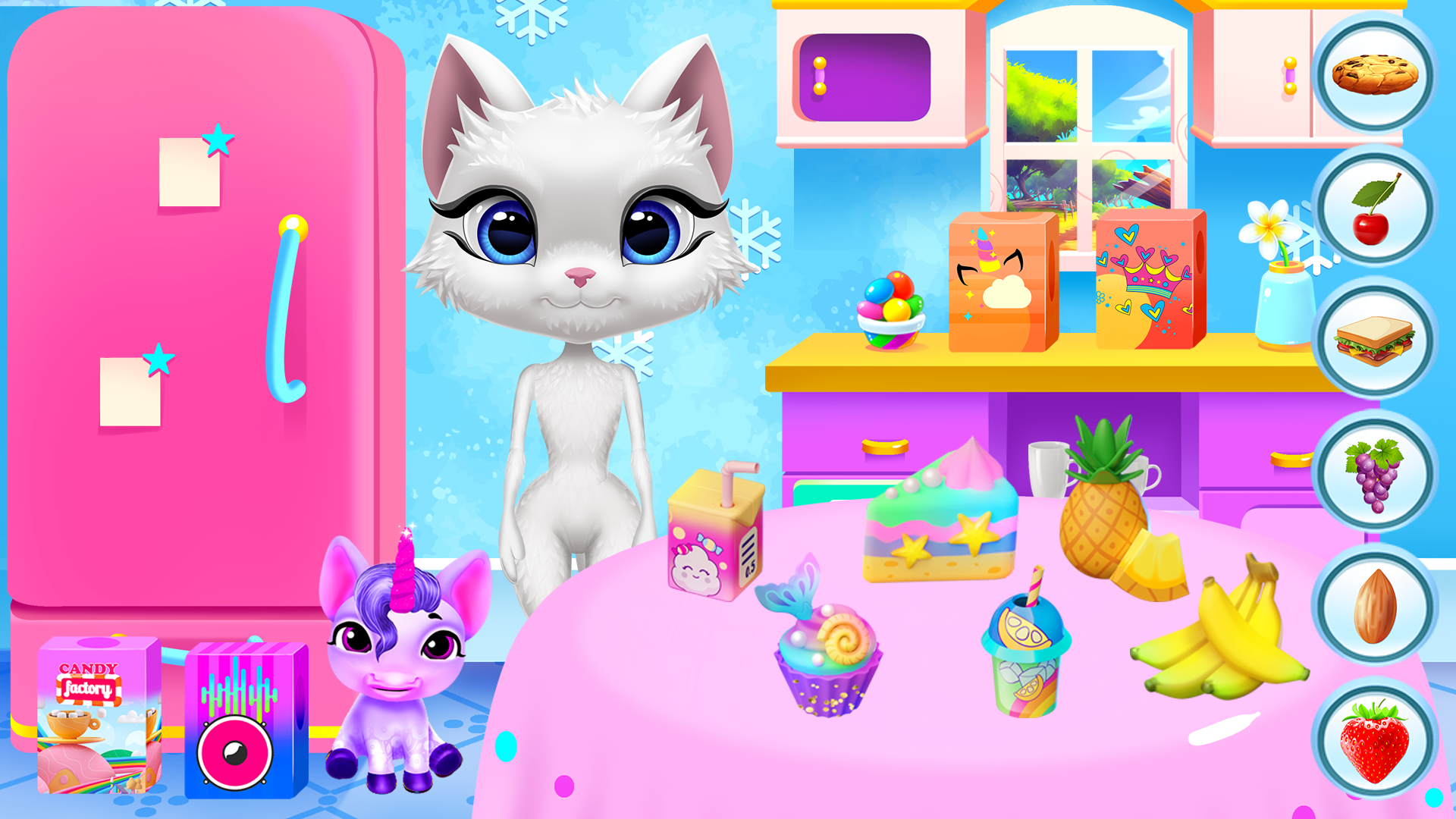 اسکرین شات 2 بازی Kitty Kate & Unicorn: Pet Care
