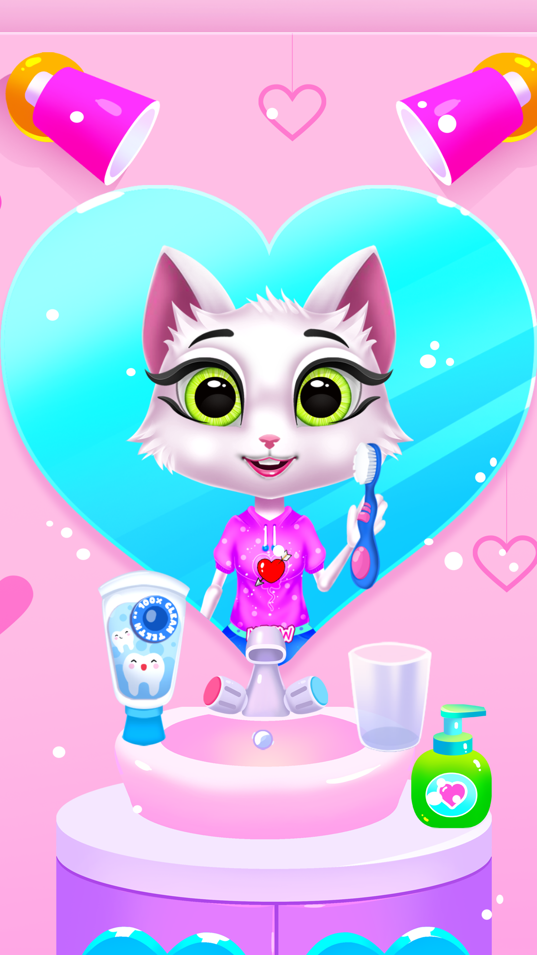اسکرین شات 3 بازی Kitty Kate & Unicorn: Pet Care