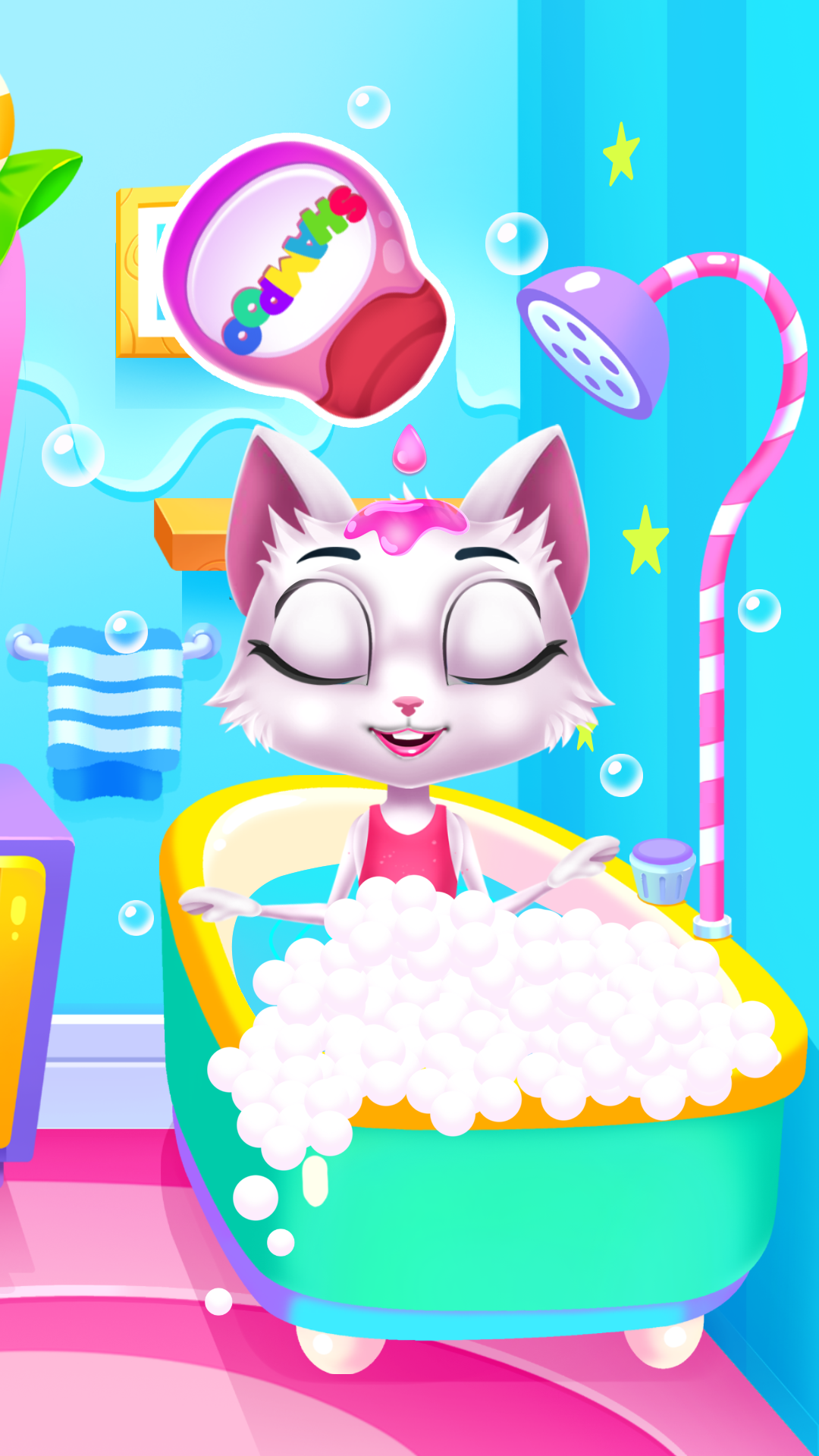 اسکرین شات 7 بازی Kitty Kate & Unicorn: Pet Care