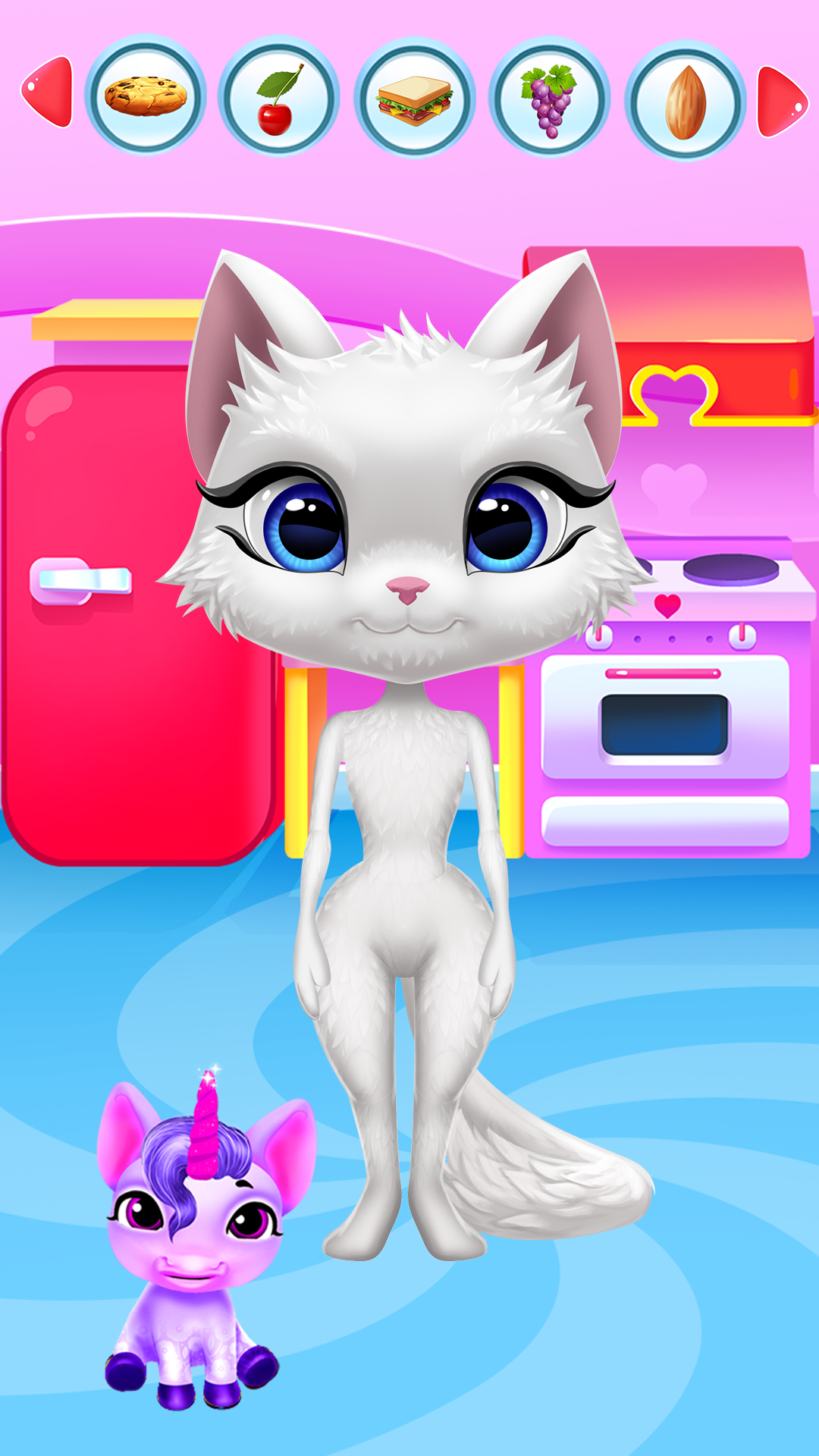 اسکرین شات 4 بازی Kitty Kate & Unicorn: Pet Care