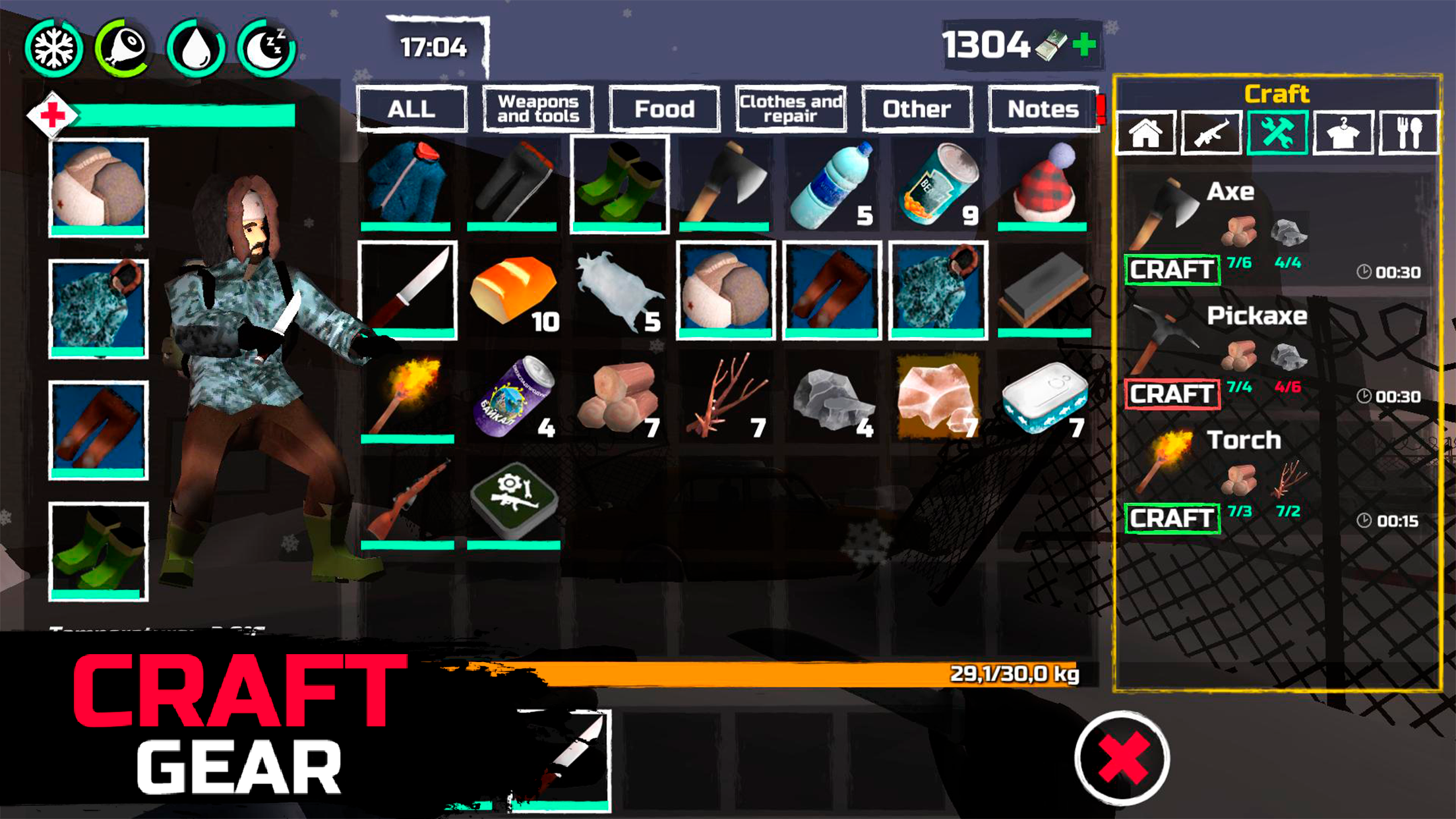 اسکرین شات 7 بازی WinterCraft: Survival Forest