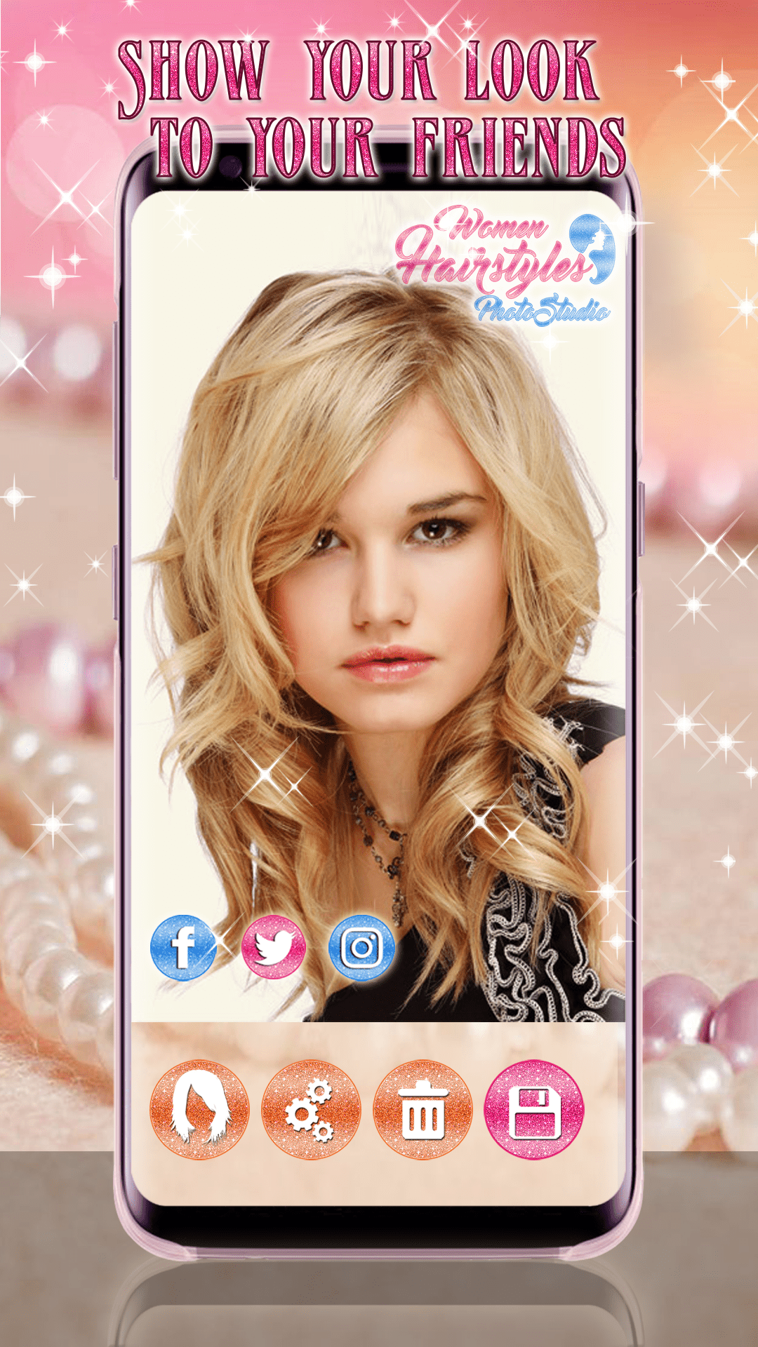 اسکرین شات 7 برنامه Women HairStyles Photo Editor