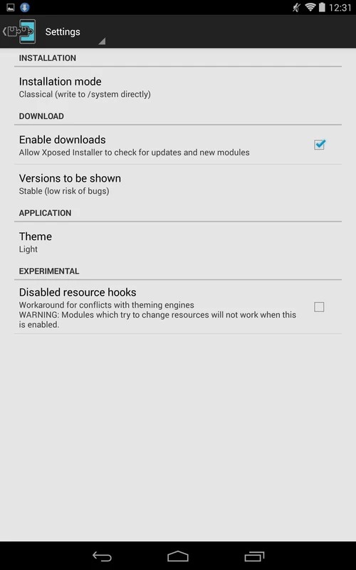 اسکرین شات 4 برنامه Xposed Installer APK