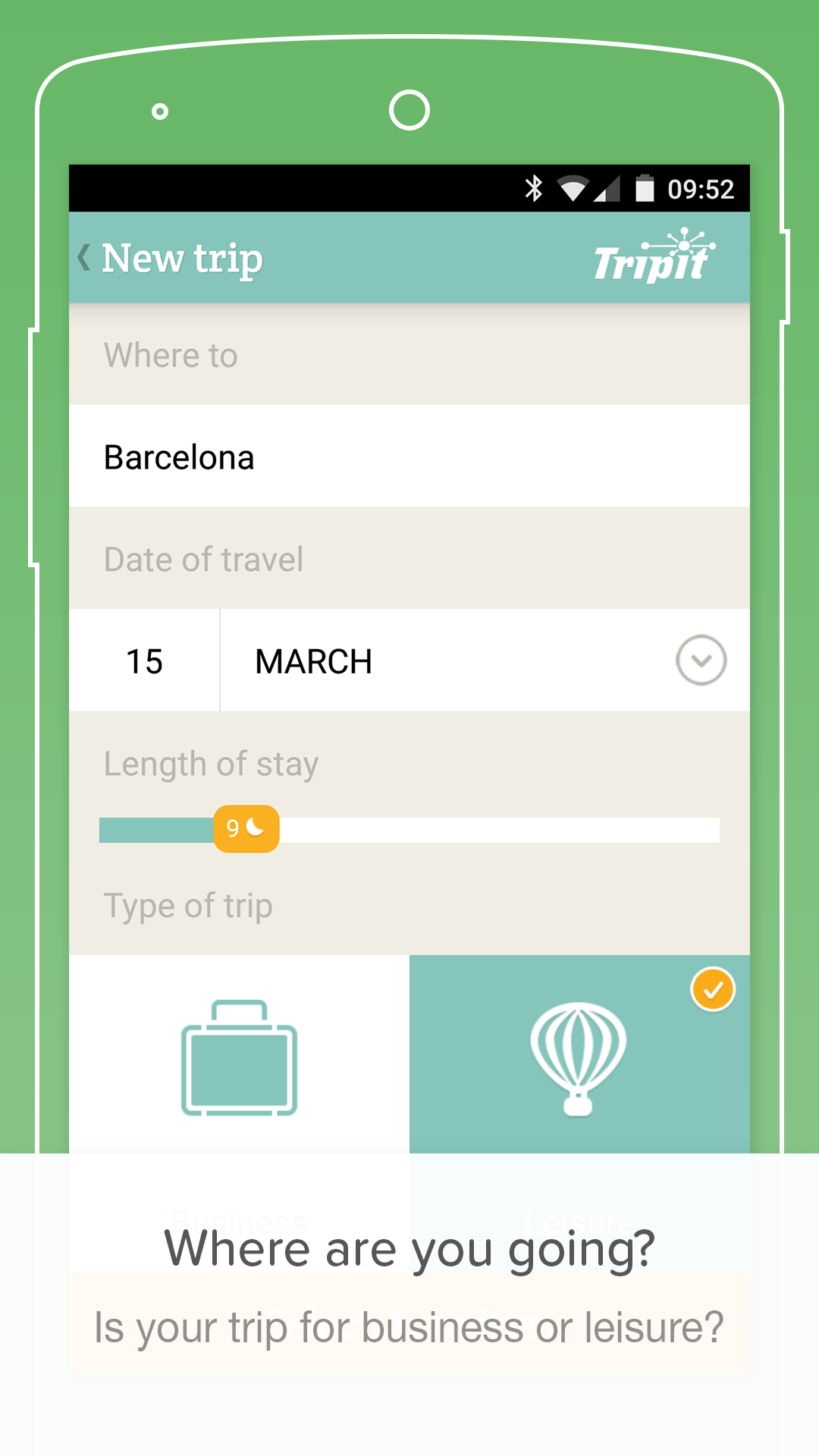 اسکرین شات برنامه PackPoint travel packing list 1