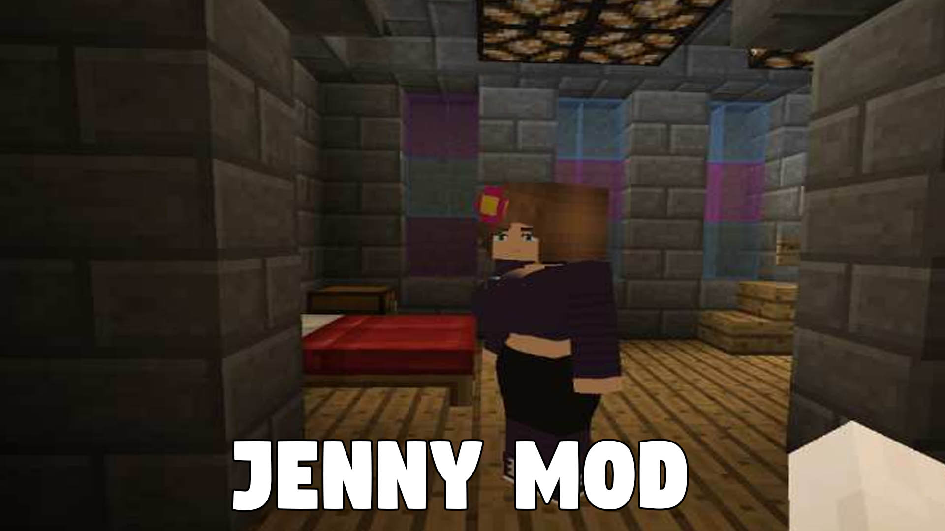 اسکرین شات 3 برنامه Jenny Girl Mod Minecraft PE