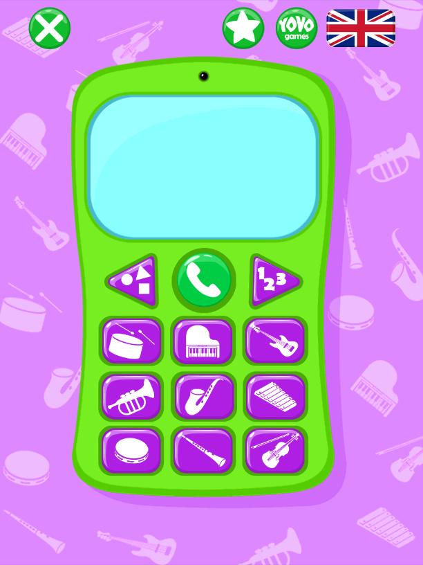 اسکرین شات 1 بازی Baby phone