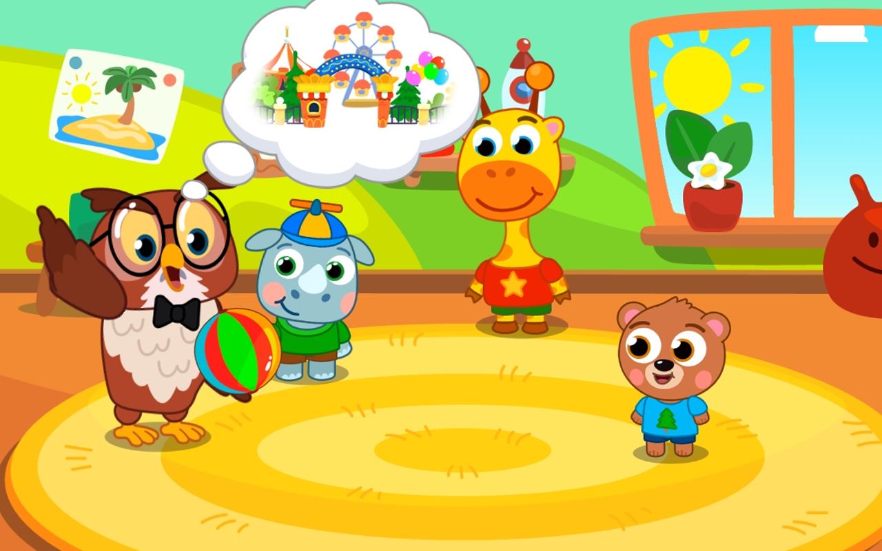 اسکرین شات 4 بازی Amusement park for kids
