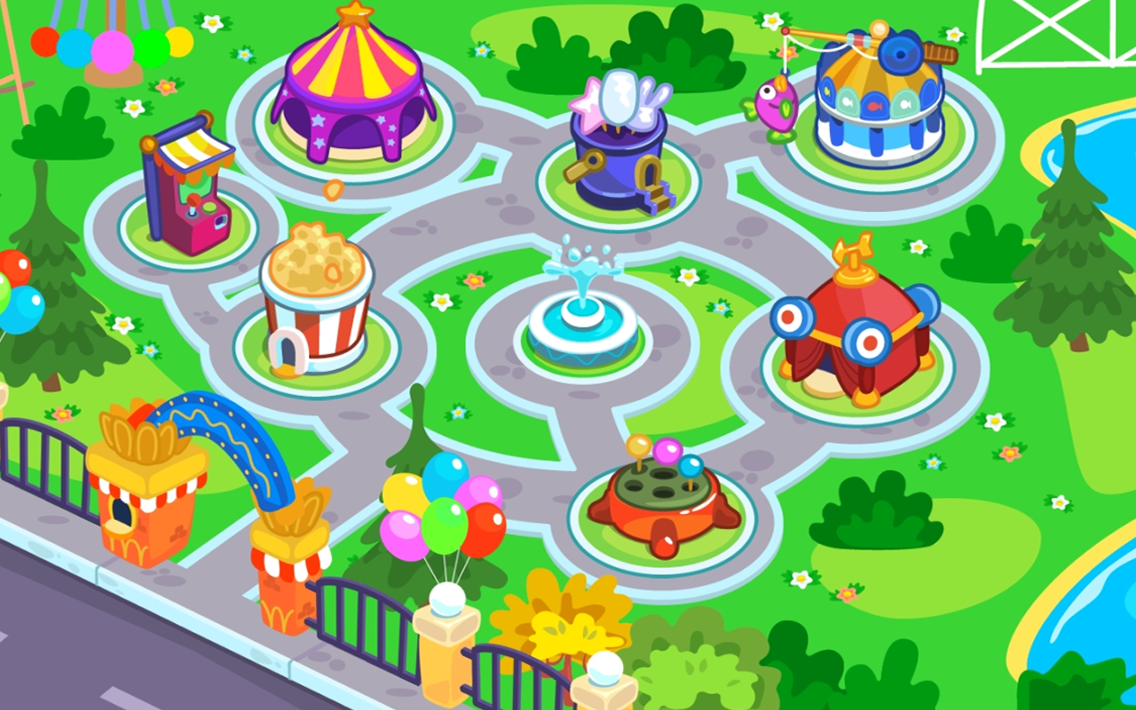 اسکرین شات 6 بازی Amusement park for kids